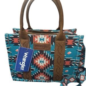 Wrangler Southwestern Aztec Medium Tote/Crossbody NWT